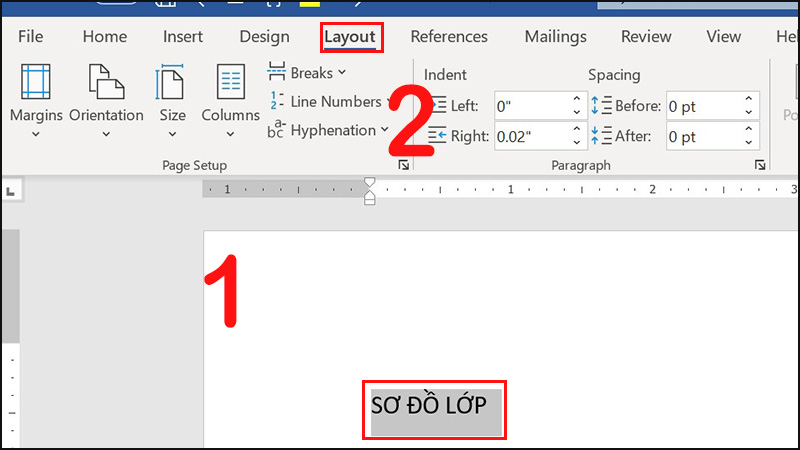 Cách vẽ sơ đồ lớp trên Word