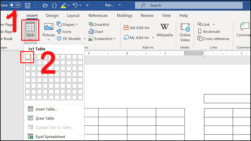 Cách vẽ sơ đồ lớp trên Word