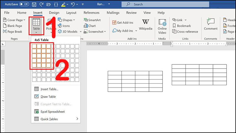 Cách vẽ sơ đồ lớp trên Word