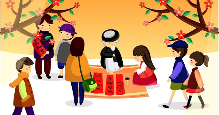 Hình ảnh vẽ ông đồ