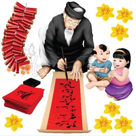 Hình ảnh vẽ ông đồ