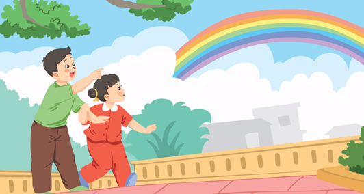 Niềm vui của Bi và Bống