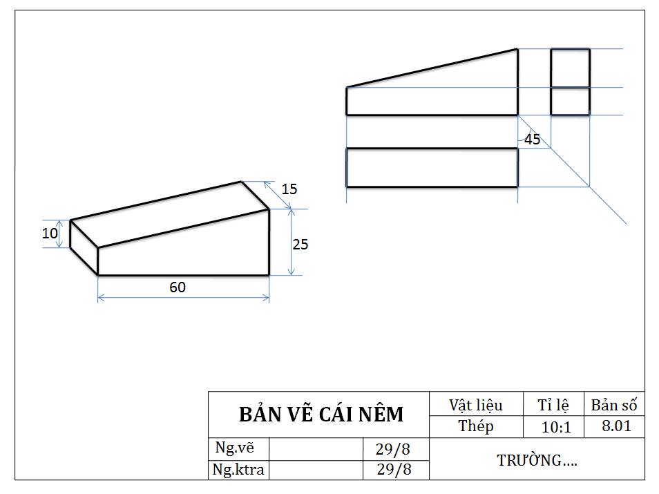 Bước 4 bài 3 SGK trang 14 Công nghệ lớp 8