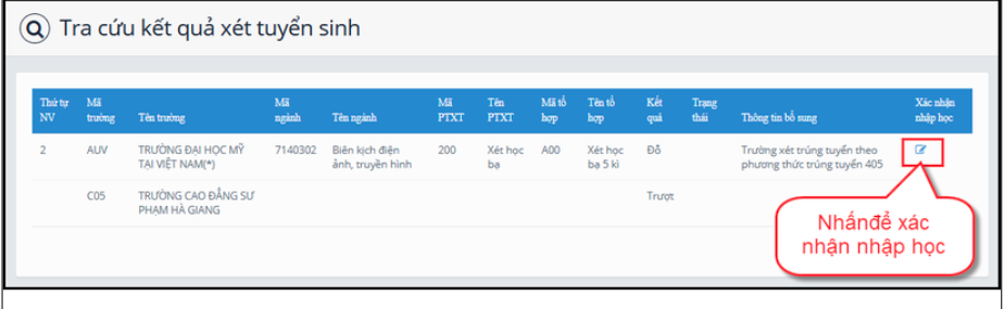 Chi tiết các bước xác nhận nhập học trực tuyến đại học năm 2024