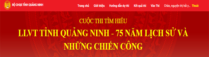 Cuộc thi tìm hiểu LLVT tỉnh Quảng Ninh - 75 năm lịch sử và những chiến công