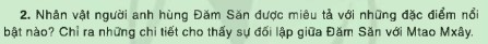 Những đặc điểm nổi bật của người anh hùng Đăm Săn