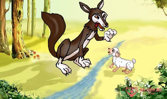 Hai văn bản Chó sói và chiên con, Chó sói và cừu non em thích văn bản nào hơn