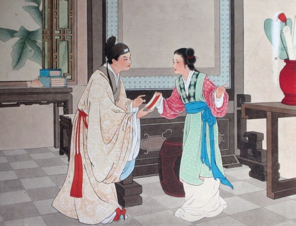 Đóng vai Trương Sinh để kể lại truyện Chuyện người con gái Nam Xương 