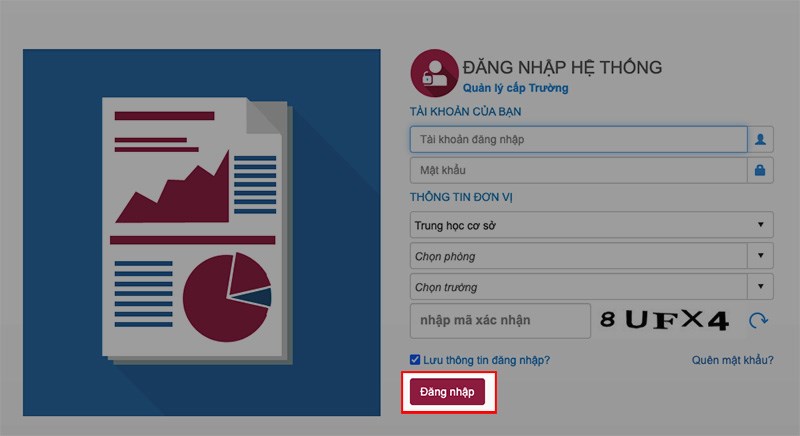 Cách lấy lại mật khẩu trên Hanoi Study