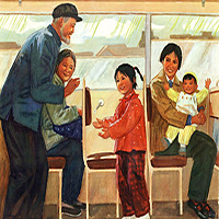 Bộ tranh vẽ tuyên truyền Quy tắc ứng xử nơi công cộng 2025