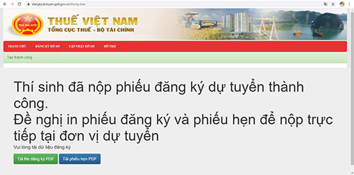 Hướng dẫn Đăng ký thi công chức thuế online 2022