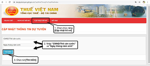 Hướng dẫn Đăng ký thi công chức thuế online 2022