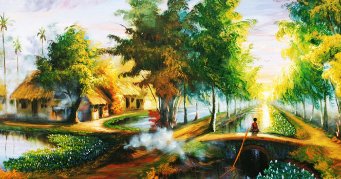 Phân tích khổ 1 Đây thôn Vĩ Dạ