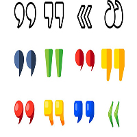 Ví dụ về dấu ngoặc kép lớp 4