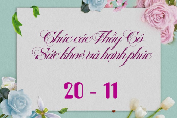 Hình ảnh chúc 20/11 đẹp nhất