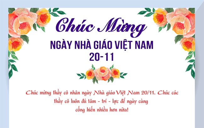 Những hình ảnh tri ân thầy cô
