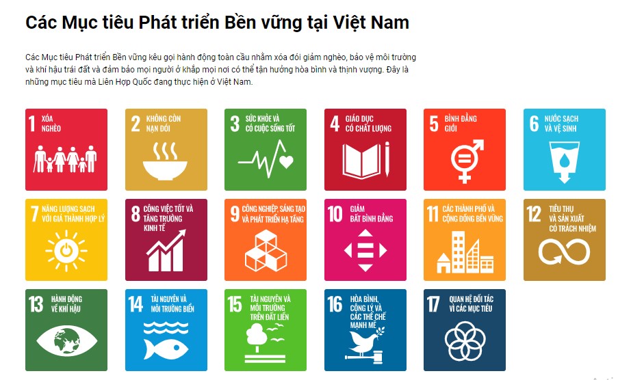 Mục tiêu hỗ trợ của Liên Hợp Quốc tại Việt Nam