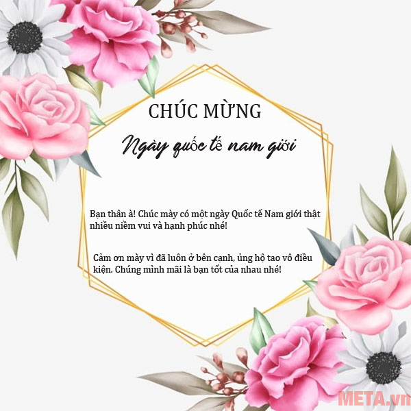 hình ảnh chúc mừng Ngày Quốc tế Đàn ông