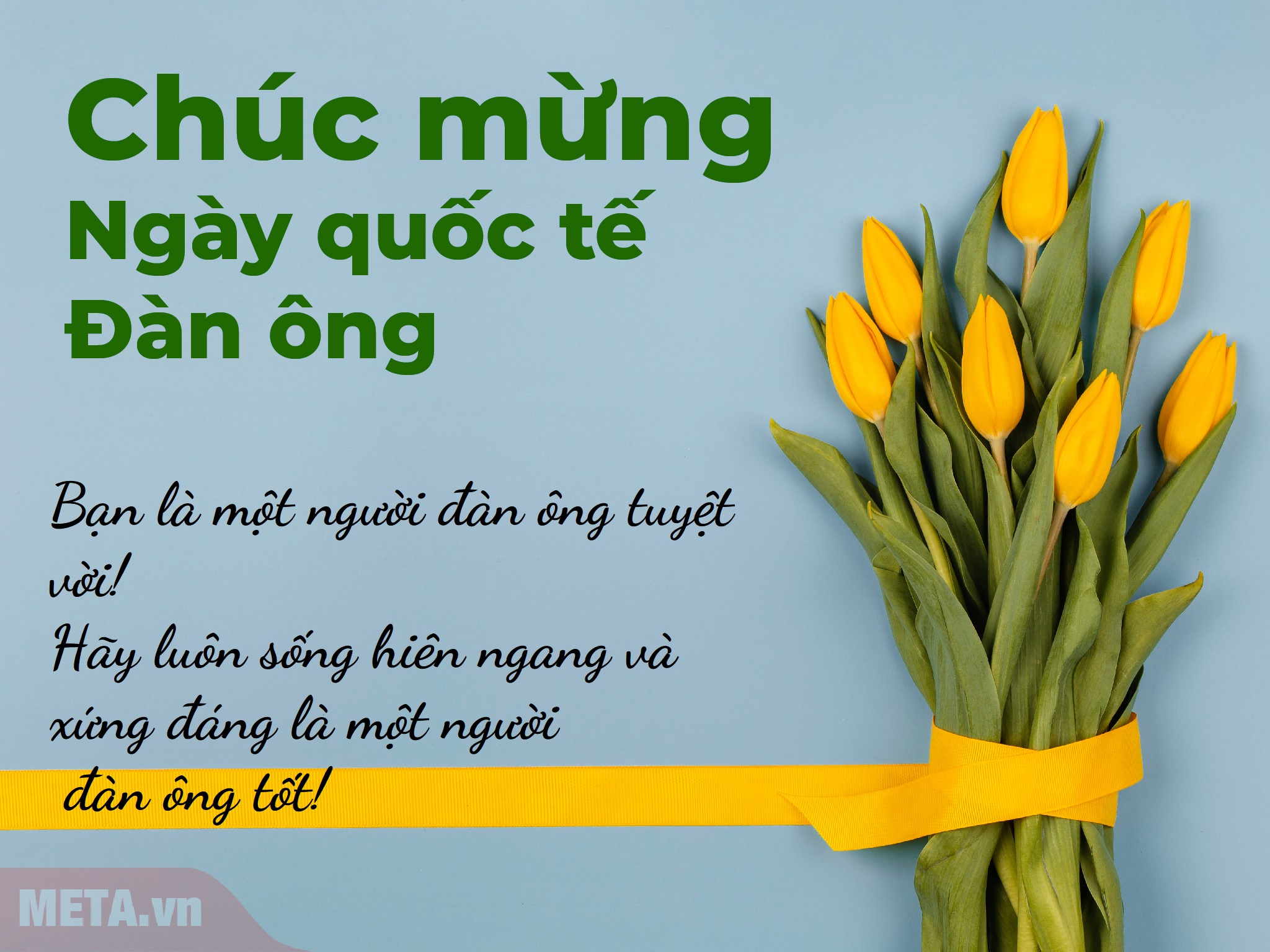 hình ảnh chúc mừng Ngày Quốc tế Đàn ông