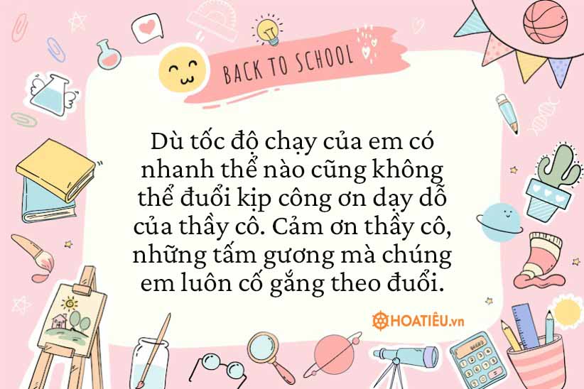 Lời chúc 20/11 môn Thể dục