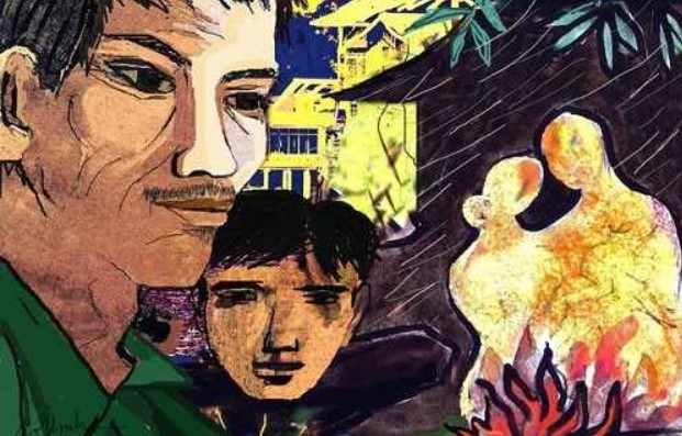 đóng vai ông Hai kể lại truyện ngắn Làng