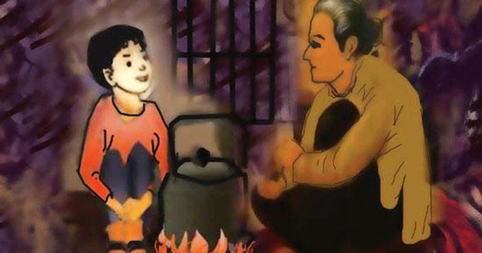 Đoạn văn nêu cảm nhận về hình ảnh bếp lửa và hình ảnh ngọn lửa trong bài thơ