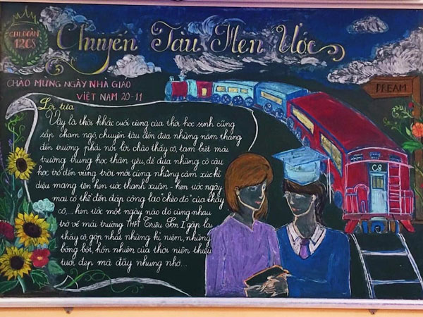 Trang trí bảng 20/11 ý nghĩa