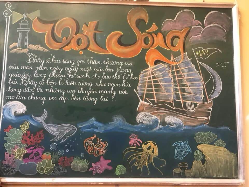 Mẫu bảng 20/11 ý nghĩa