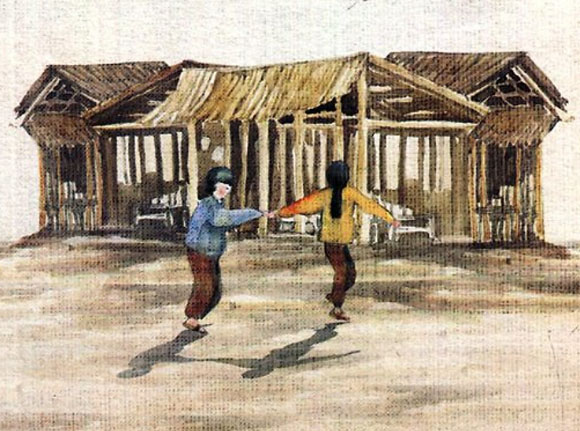 phân tích cảnh chợ tàn trong Hai đứa trẻ