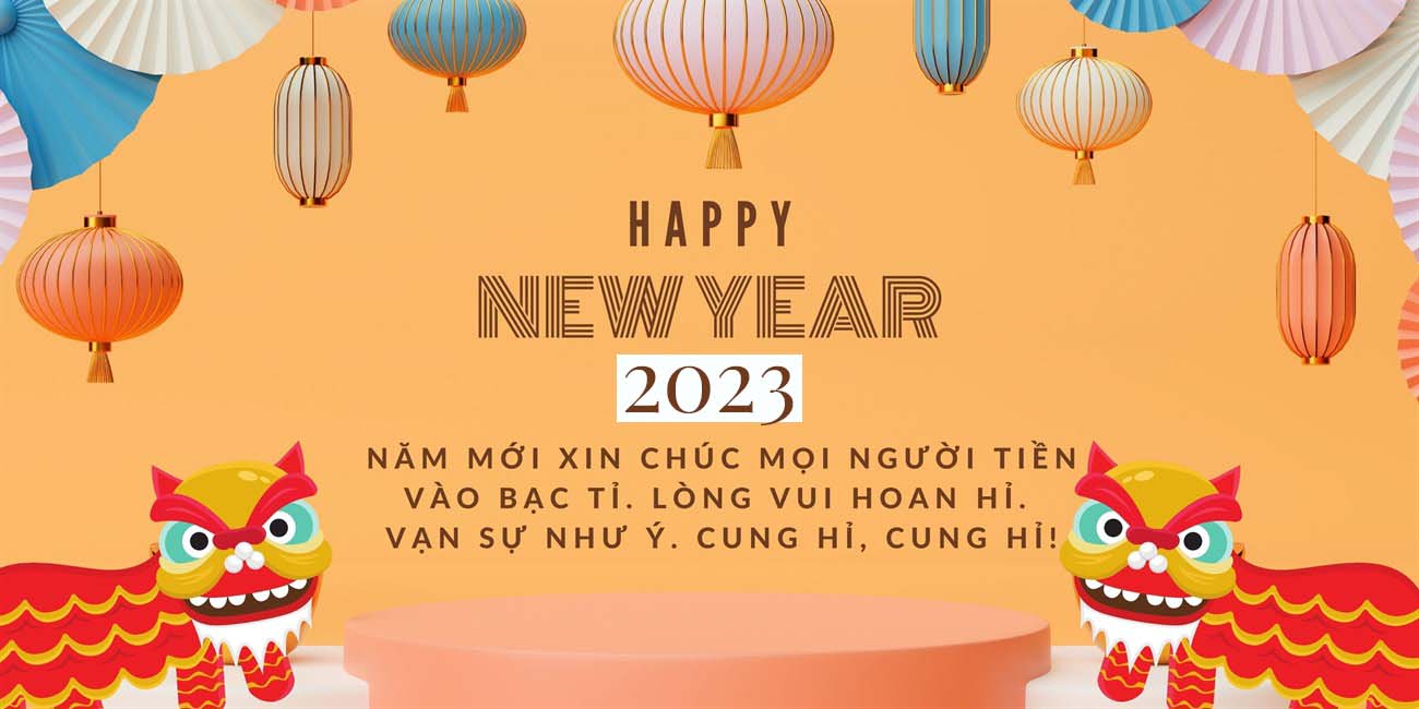 Thiệp chúc mừng Tết Quý Mão 2023