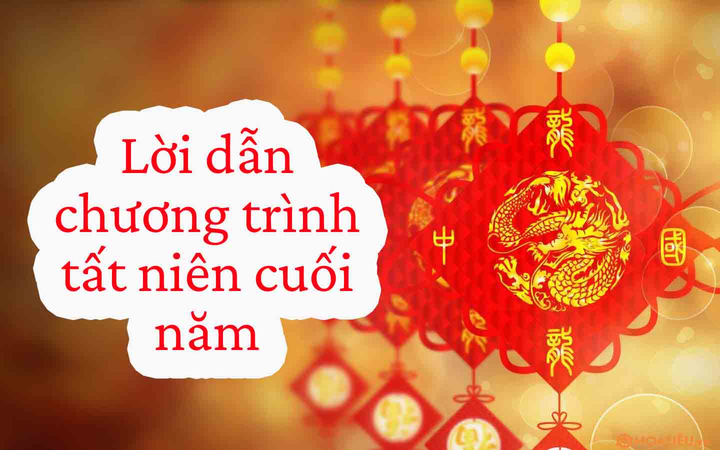 Lời dẫn chương trình tất niên cuối năm