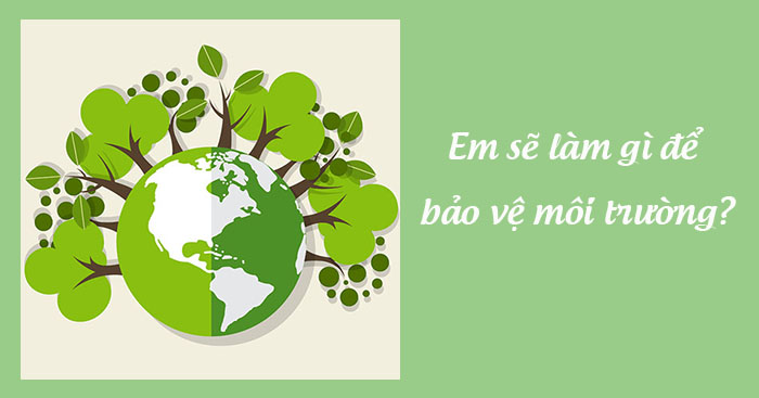 Là học sinh em cần làm gì để bảo vệ môi trường và tài nguyên thiên nhiên