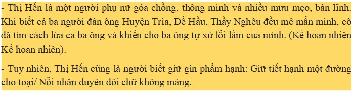 Câu 3 trang 139 SGK văn 10 tập 1 CTST