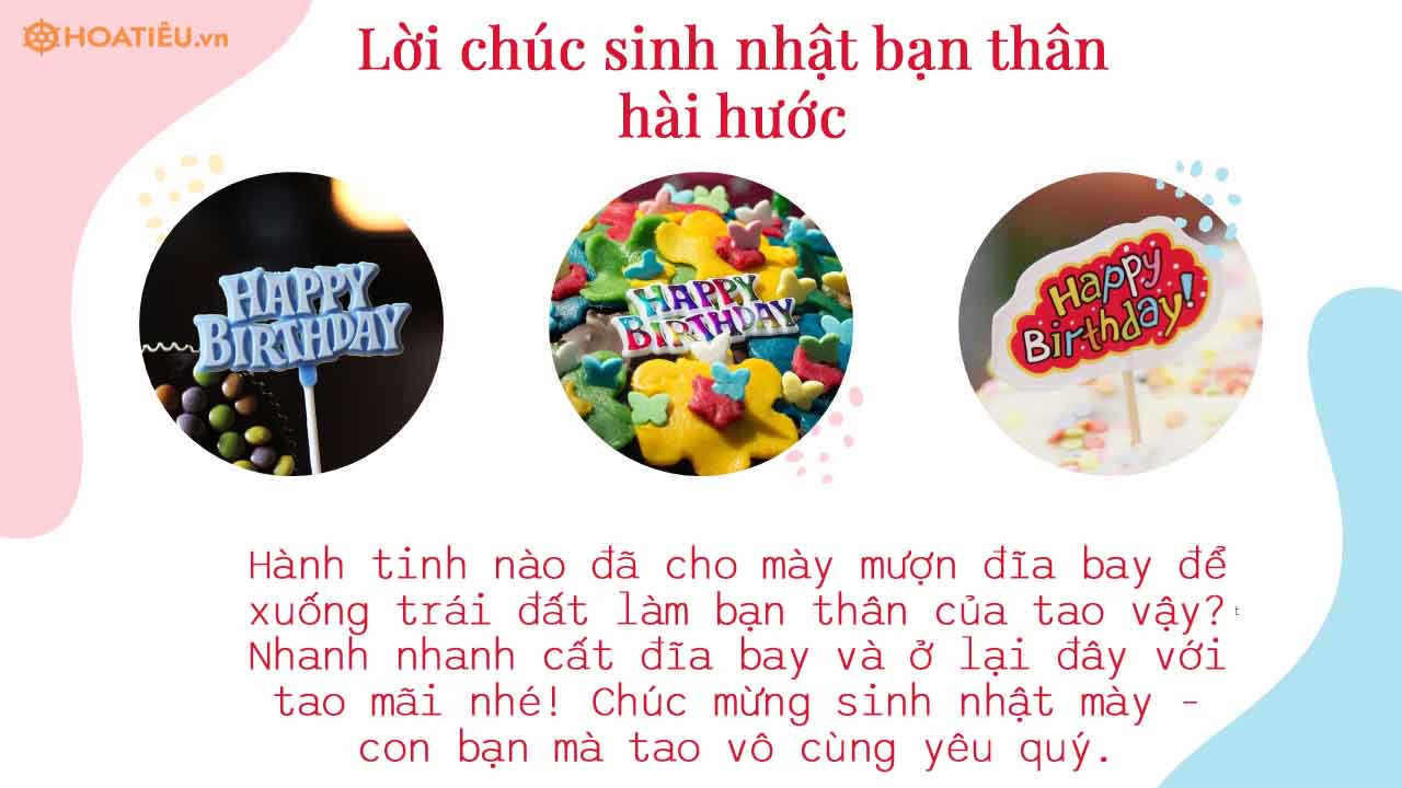 Lời chúc sinh nhật bạn thân hay