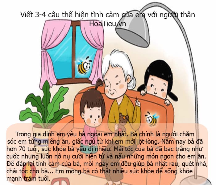 Viết đoạn văn nêu tình cảm cảm xúc đối với một người mà em yêu quý