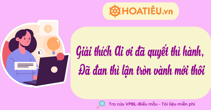Giải thích Ai ơi đã quyết thì hành, Đã đan thì lận tròn vành mới thôi