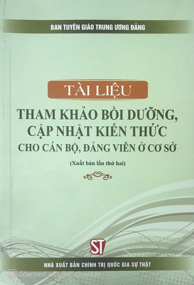 Tài liệu bồi dưỡng cập nhật kiến thức đối tượng 4