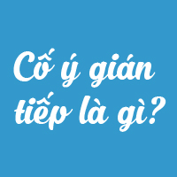 Cố ý gián tiếp là gì 2025?