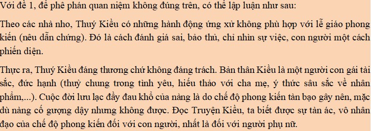Cách làm bài viết số 5 lớp 11 đề 1