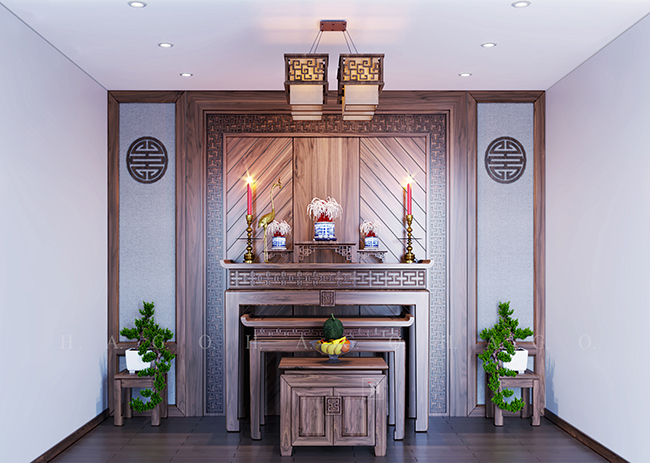 Cách bao sái bàn thờ cuối năm