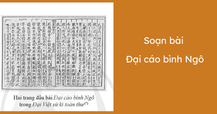 Soạn Đại cáo bình Ngô Cánh diều ngắn gọn