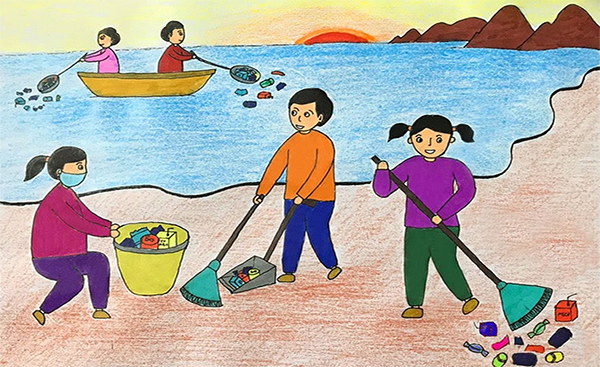 Kể lại một buổi dọn dẹp vệ sinh môi trường của em