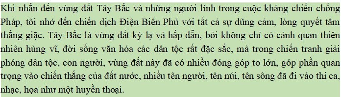 Soạn bài Tây Tiến lớp 10 ngắn gọn