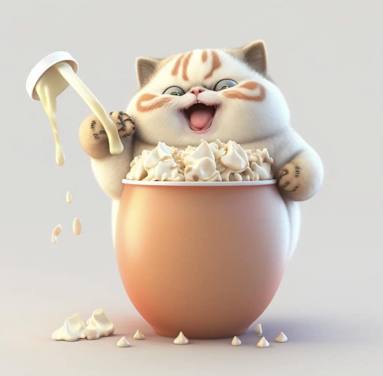 Hình nền mèo thích ăn