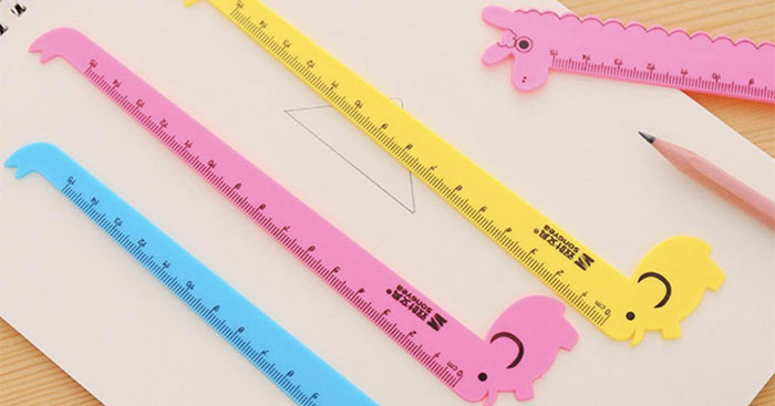 Tả cái thước kẻ của em hay nhất