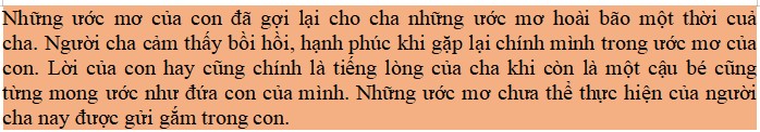 Em hiểu ý dòng thơ cuối bài là gì?