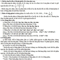Công thức Toán 5 dễ nhớ, đầy đủ