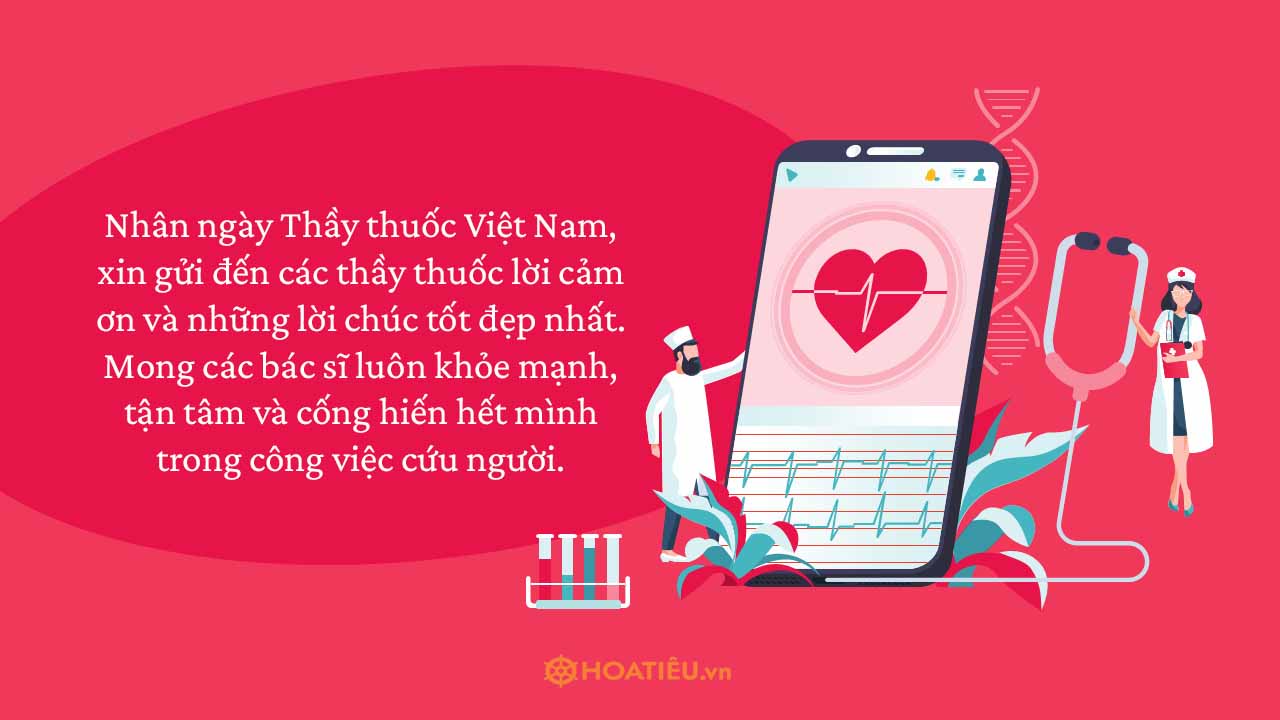 Thiệp chúc mừng ngày thầy thuốc Việt Nam
