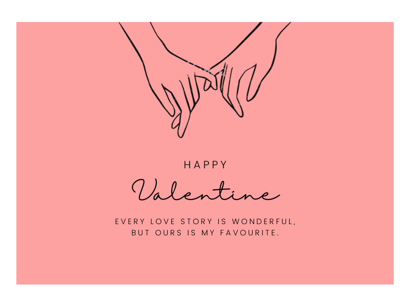Thiệp Valentine lãng mạn