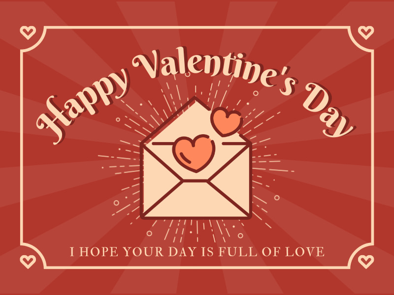 Thiệp Valentine tiếng anh